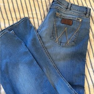 Wrangler Men's Slim Straight Jeans - Blue